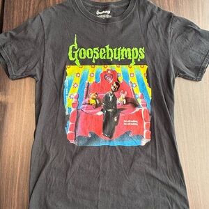 Scholastic Goosebumps Black Tee with Colorful Graphic